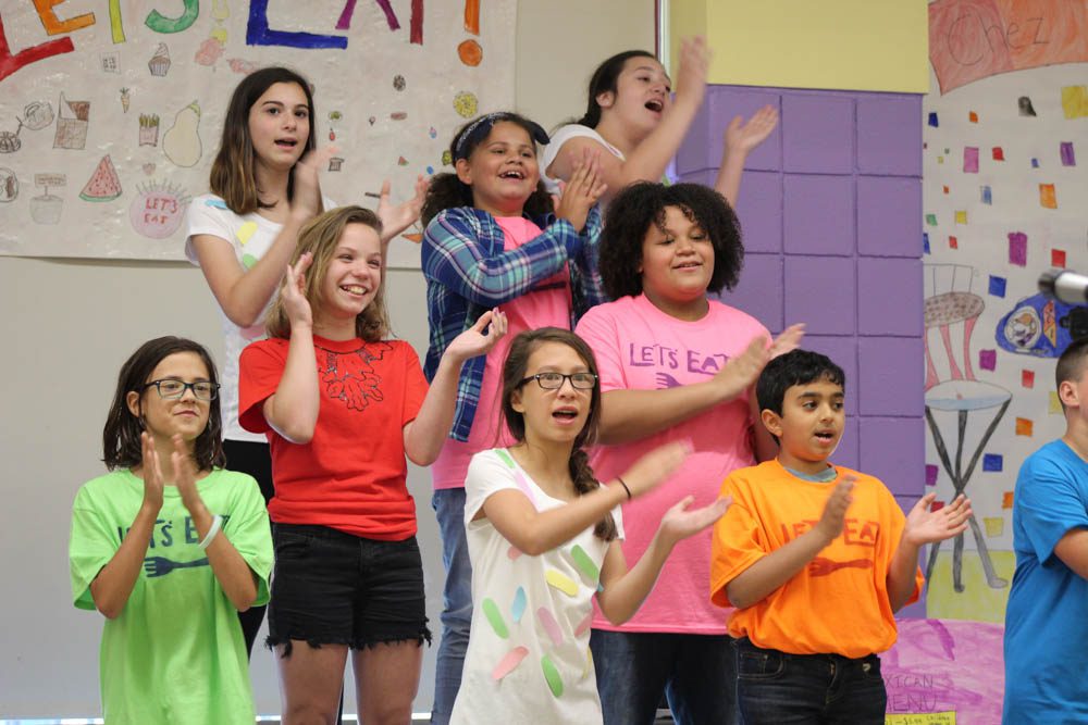 Students perform a tasty musical