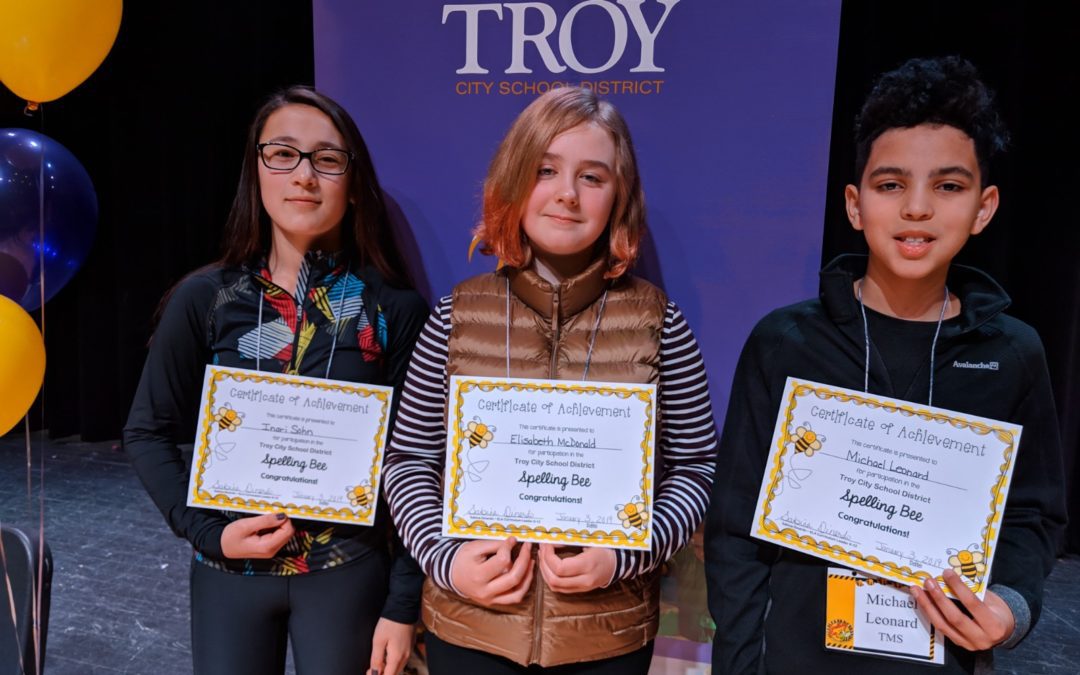 Spelling Bee winners advance to Proctors