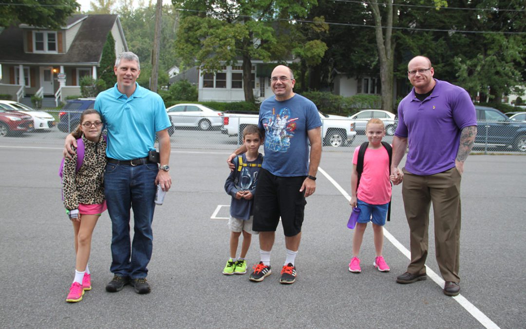 Troy CSD dads come out to school for their kids