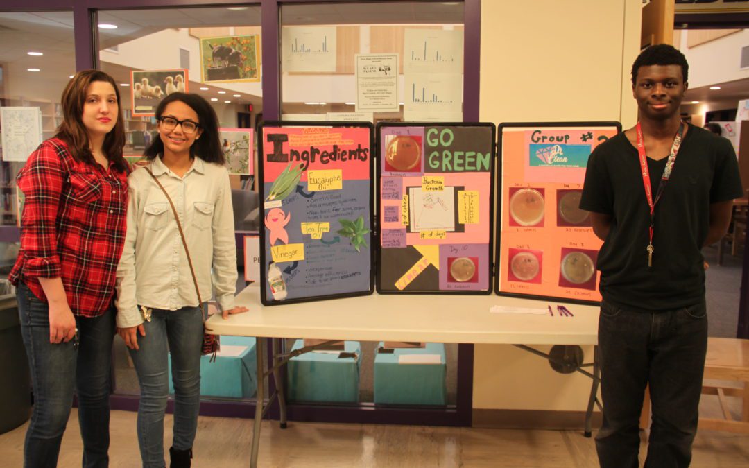 P-TECH students develop, pitch all-natural cleaning products