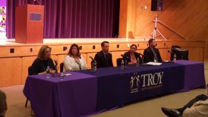 Tory High staff and administrators serve as panelists