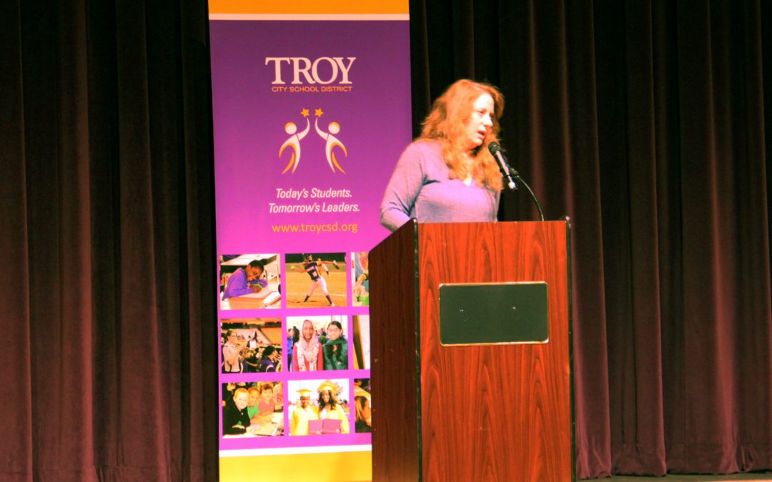 Author joins Troy CSD staff to discuss teens and social media
