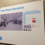 photo of Clean Room Standards poster at GE