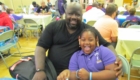 Dad and young daughter