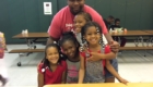 Dad and four young girls