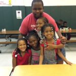 Dad and four young girls