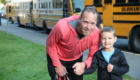 Dad and young son
