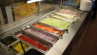 Photo of the Deli at Troy High School. Items include lunch meat, cheese, and various vegetables.