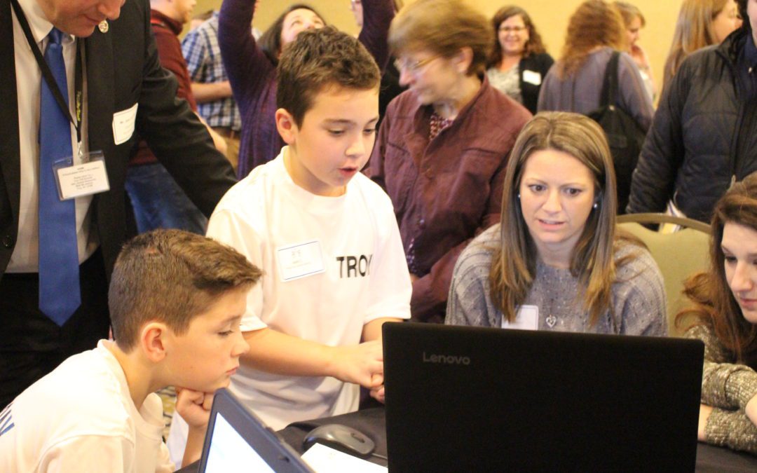 School 18 students present at Tech Awareness Day