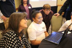 Students at Tech Awareness Day