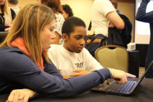 Students at Tech Awareness Day