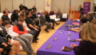 Football players recognized by Board, Mayor and City Council