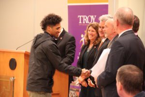 Football players recognized by Board, Mayor and City Council