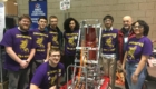 Troy students competing in robotics competition