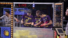 Troy students competing in robotics competition