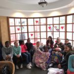 TMS students pose for the camera the Ronald McDonald House.