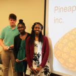 Students give math presentation