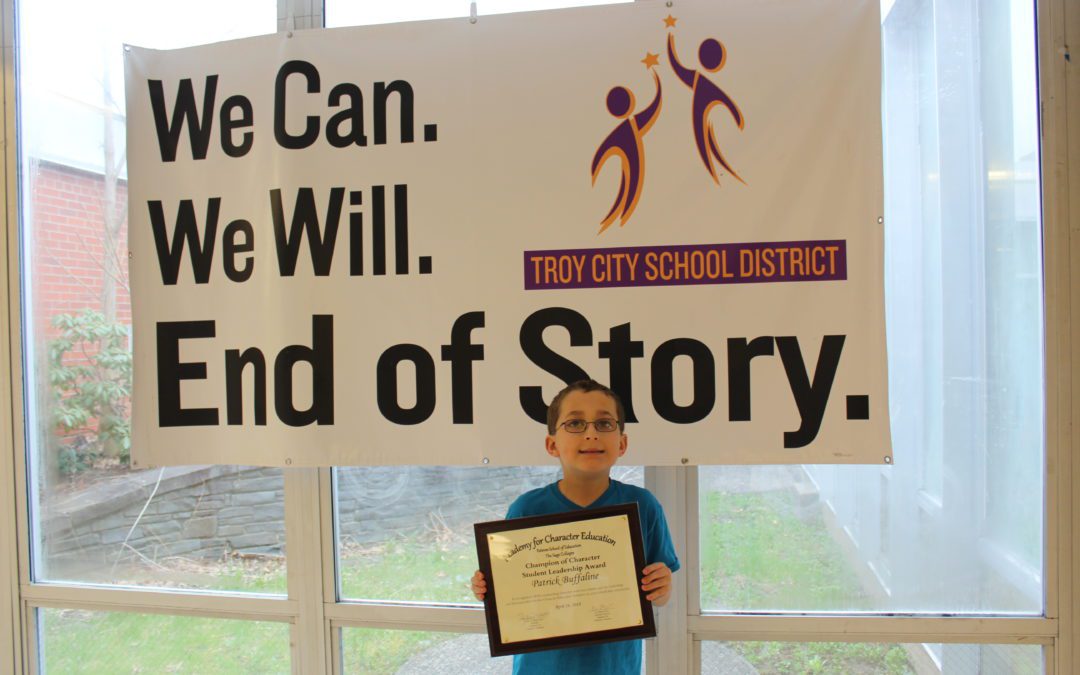 Carroll Hill Student wins Character Award