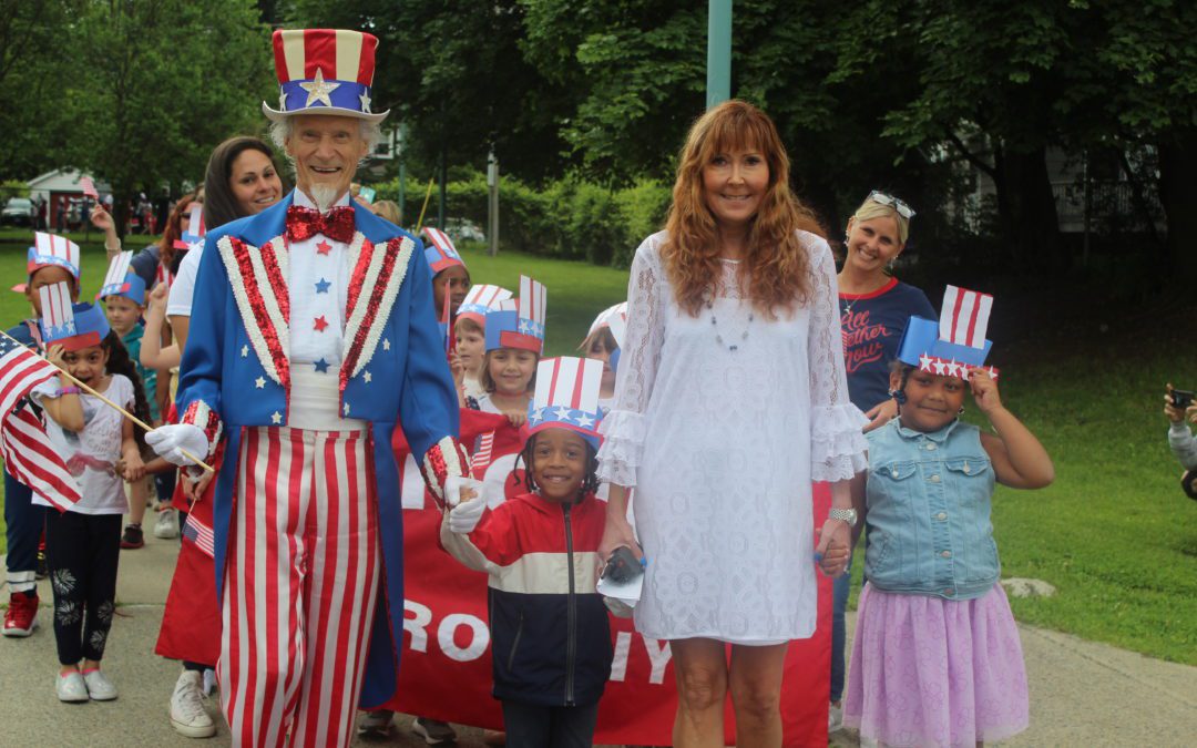 School 14 celebrates Red, White and Blue Day