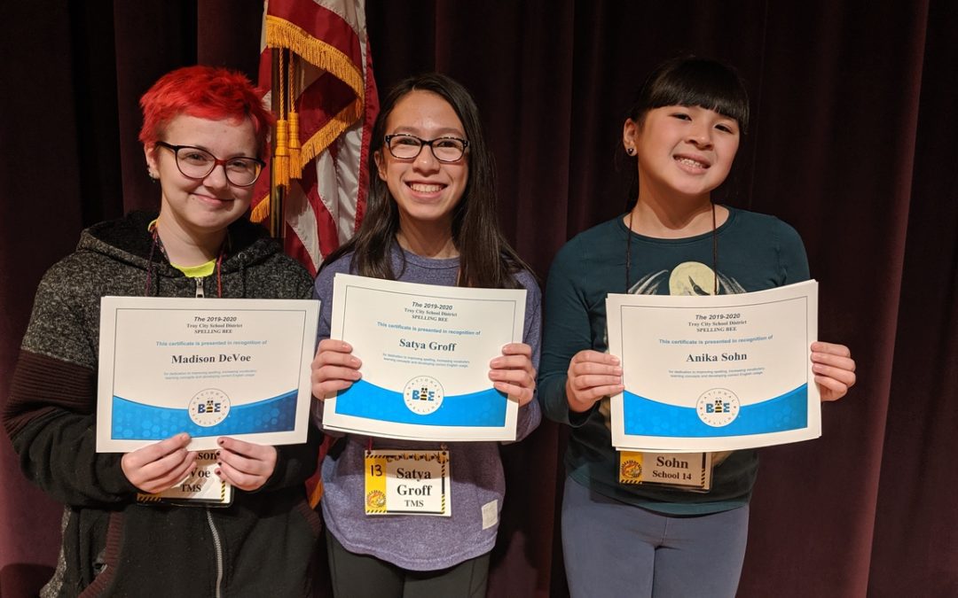 Spelling Bee winners advance to regional tournament