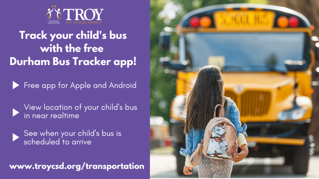 School Bus Tracking App from A & S + Durham Transportation - News and  Announcements 