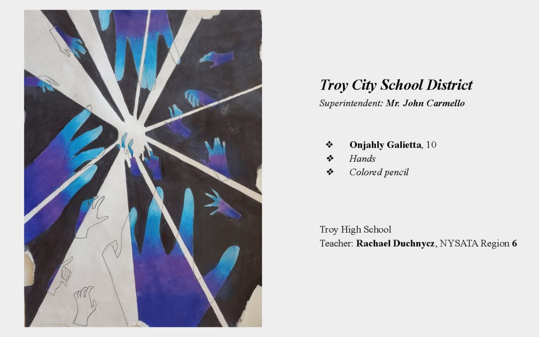 Troy Student Artwork Displayed at Statewide Exhibit