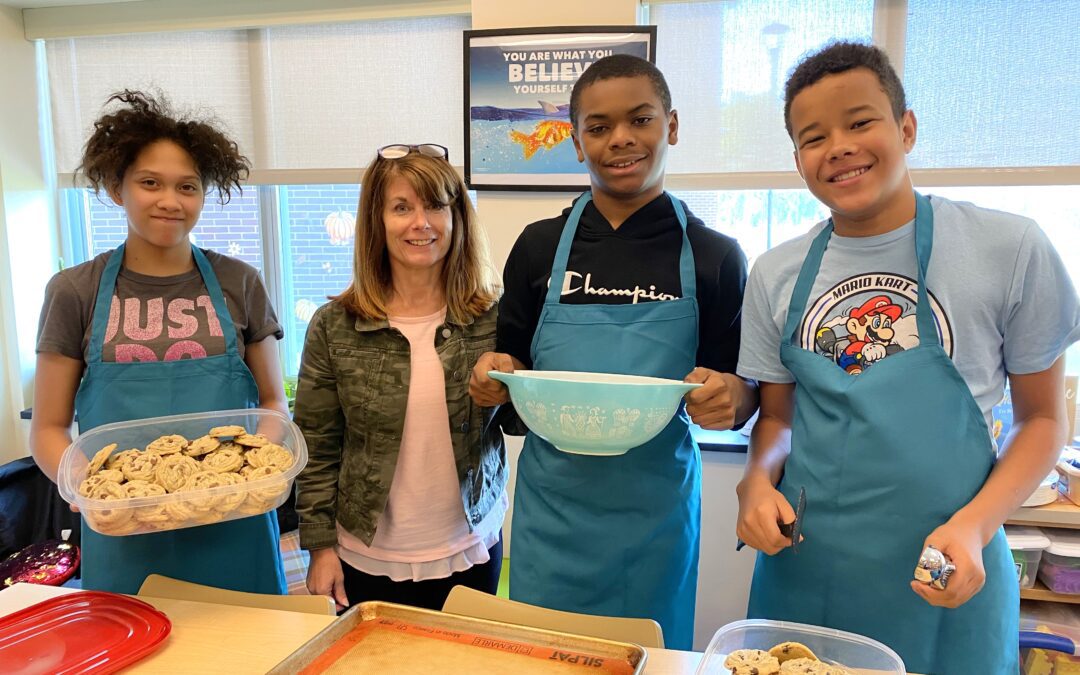 TMS Students Whip Up Coffee and Confections for Staff