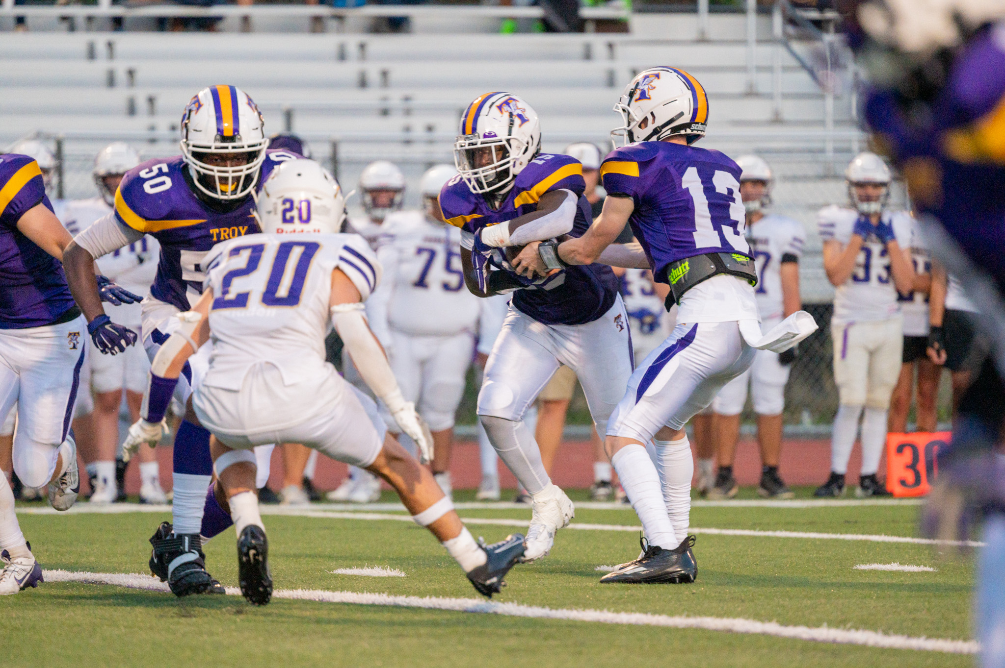 Spectator information for home football games Troy City School District