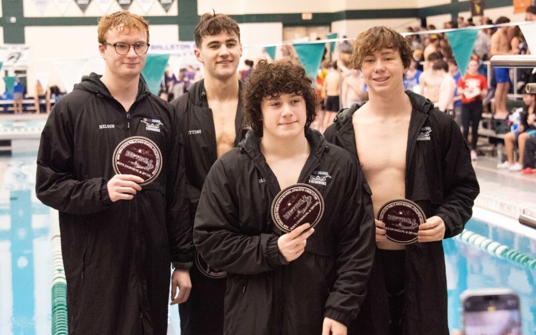 Varsity Swimming Finishes 2nd in Sectional Championship