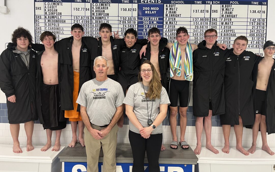 Boys Swimming goes undefeated in the regular season