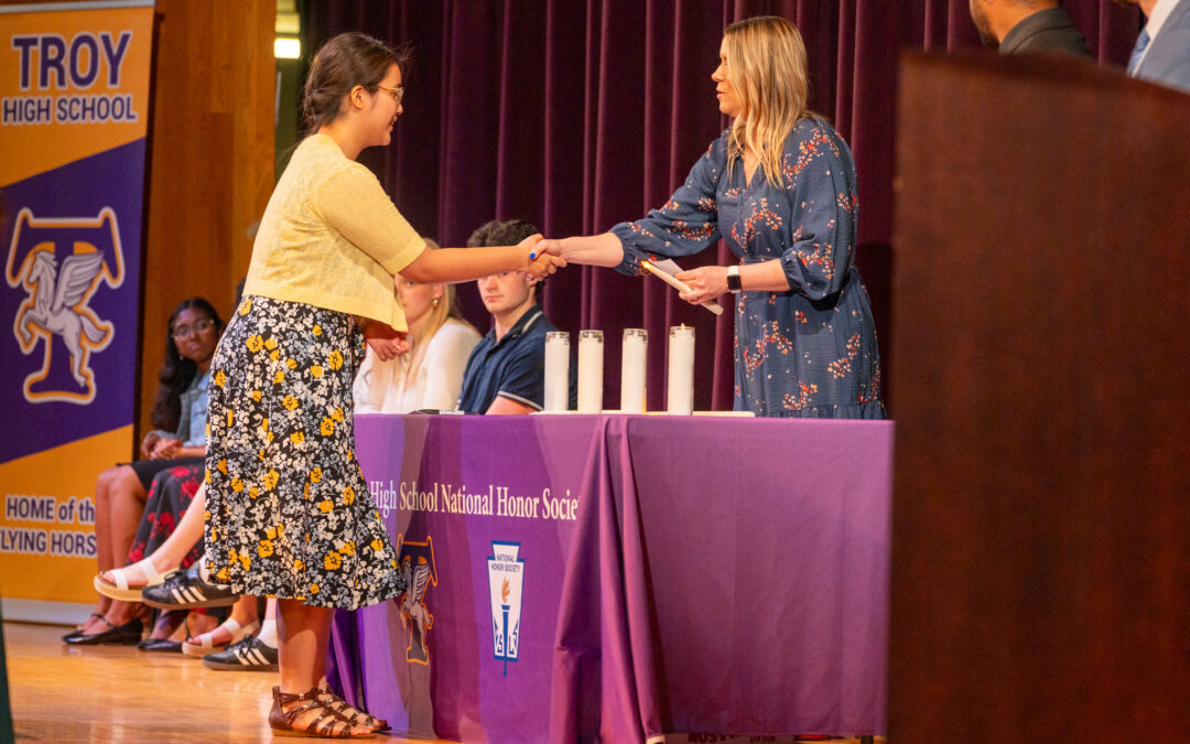 43 THS students inducted into National Honor Society