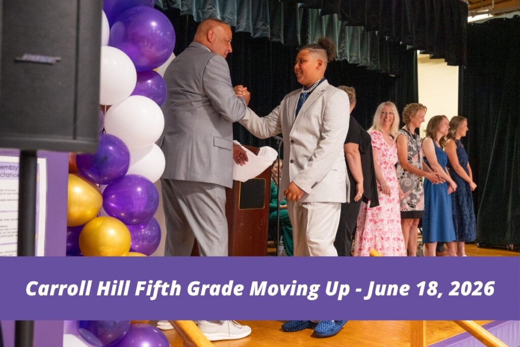 Carroll Hill Fifth Grade Moving Up Photo Gallery