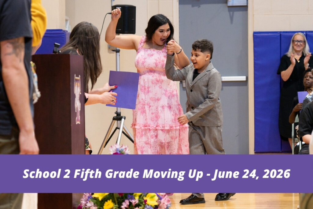 School 2 Fifth Grade Moving Up Photo Gallery