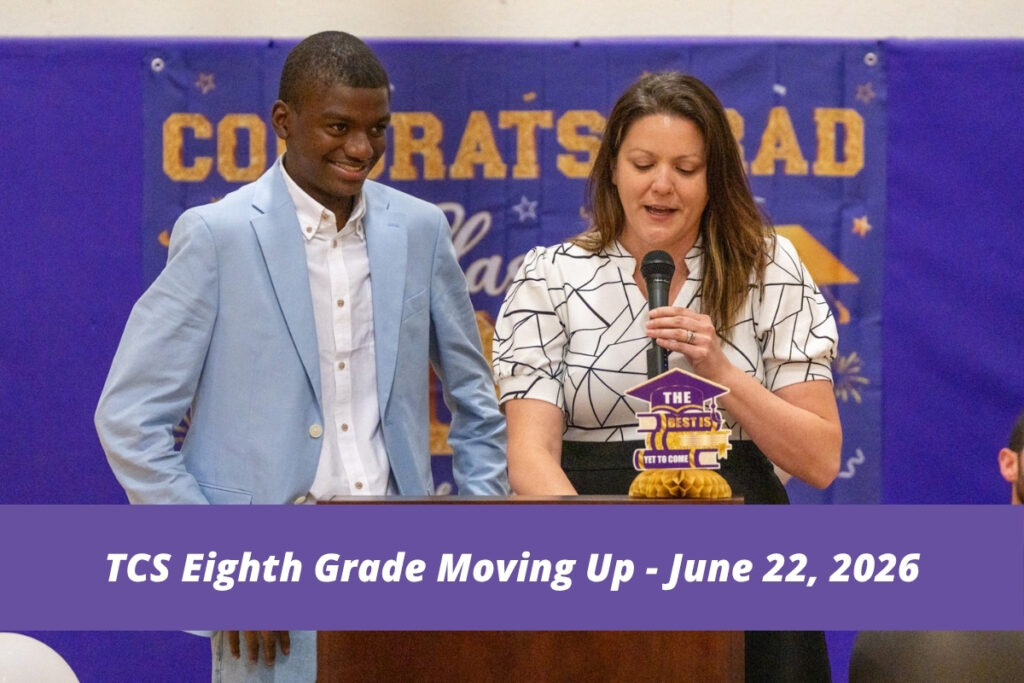 TCS Eighth Grade Moving Up Photo Gallery